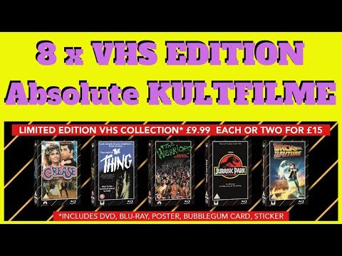Diese 8 Filme aus der VHS Range Collection habe ich gekauft  | VHS Edition Unboxing Deutsch