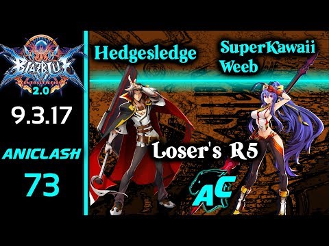 AniClash 73 - Hedgesledge (Kagura, Hazama) vs SuperKawaiiWeeb (Mai, Hibiki) Loser's R5 - BBCF 2
