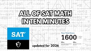 [2026 SAT] All of SAT Math Explained in 10 Minutes