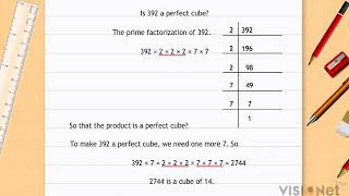 Smallest multiple that is a perfect cube Cubes and Cube Roots CBSE Class 8 Maths