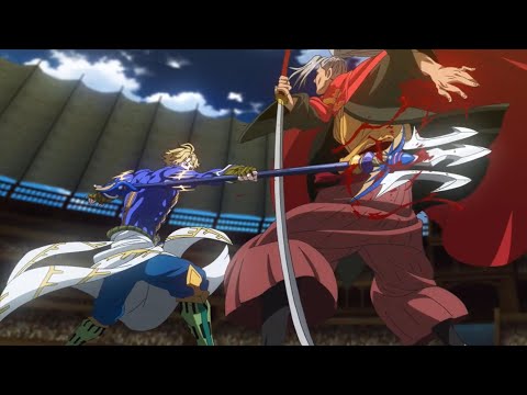 Record of Ragnarok Season 1 Poseidon vs Kojiro Sasaki Full Fight English Dub