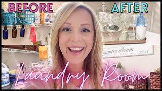 Budget Laundry Room Makeover | Clean & Organize With Me | Small Laundry Room Ideas | The Craf-T Home