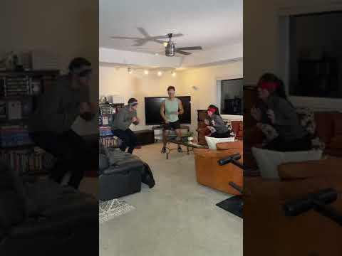 Blindfold Water Bottle Fan Challenge 😂