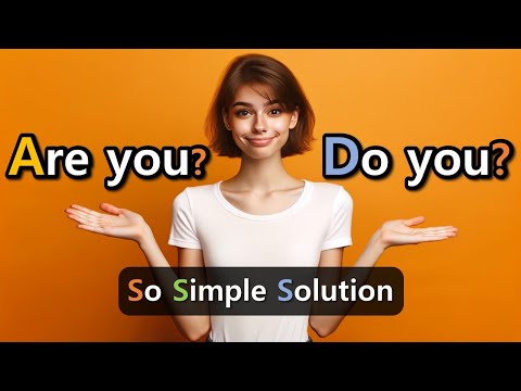 [Are you] & [Do you] So Simple Way to Distinguish | with Quiz | English Grammar Speaking A2 Level