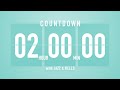 2 Hour Countdown Timer Flip Clock With Jazz Bells