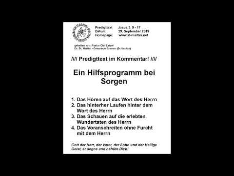 September 29, 2019 - A support program for those with worries