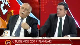 KÜLTÜR VE TURİZM BAKANI NABİ AVCI KANAL 24 TV CANLI YAYIN KONUĞU OLDU