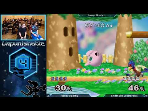Unpunishable 4 - SmashBob SquarePants (Jigglypuff) vs Bobby Big Ballz (Falco) - Melee Losers Quarter