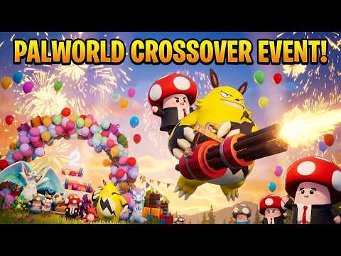 Official Trailer Legend of Mushroom Palworld Crossover