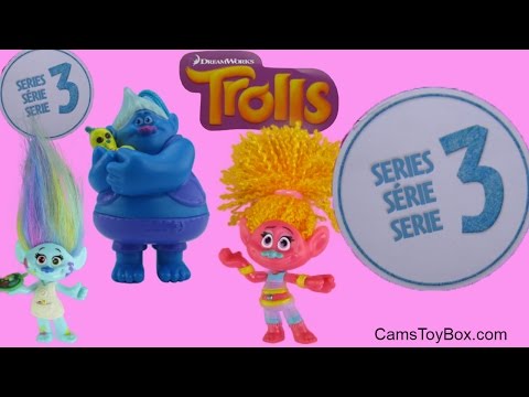 Dreamworks Trolls Blind Bags Series 3 Opening Surprise Toys for Kids Fun Play Names Video
