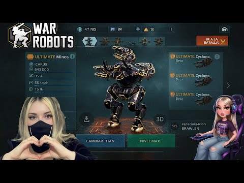 ULTIMATE MINOS CYCLONE UT|WAR ROBOTS  #warrobots #warrobotsgameplay #warrobotsnewrobot #wrtitans 