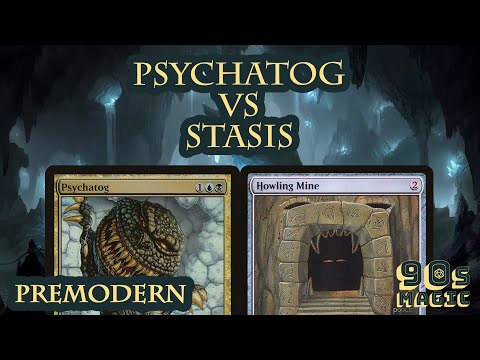Psychatog Gro-A-Tog vs Stasis Black Vise [MTG Premodern]