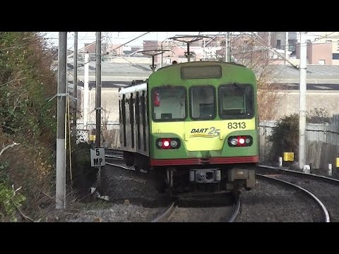8300 Class Dart Train number 8313 - Howth Junction Station, Dublin