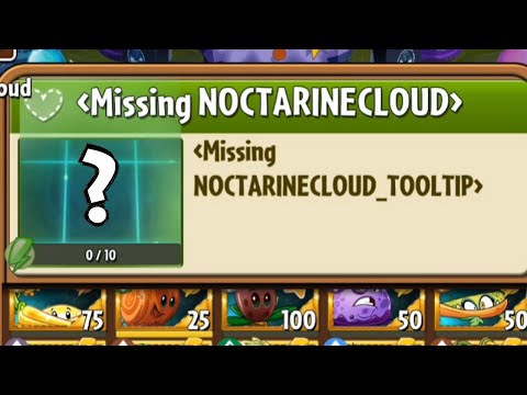 PvZ2 - Noctarine Cloud - New Hidden Plant - Update 9.1.1
