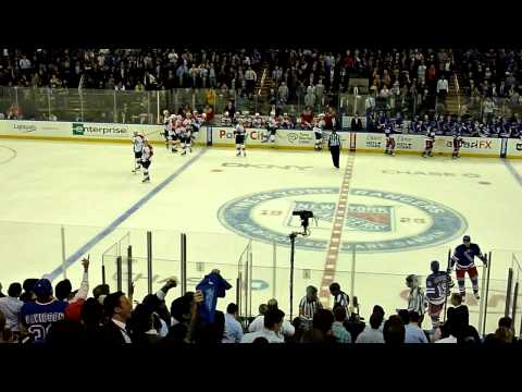 GOAL 4:1 New York Rangers vs Florida Panthers MSG April, 18th 2013
