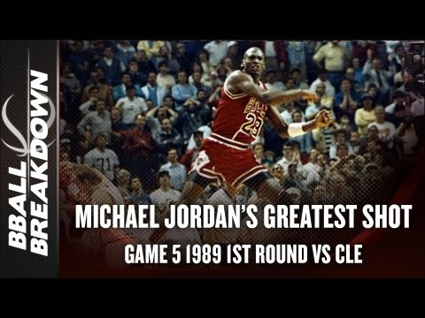 Michael Jordan's Greatest Shot: Game 5 1989 Playoffs 1st Rd vs CLE