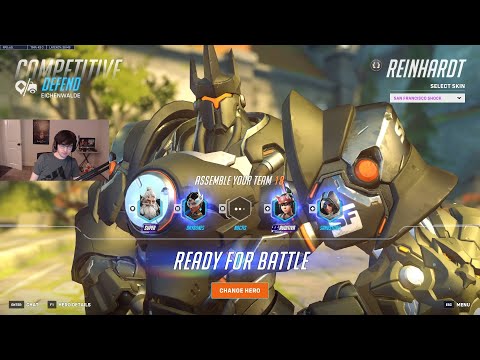SO SIEHT EIN TOP 500-TANKSPIELER AUS – SUPER! SUPER ZARYA + REINHARDT GAMEPLAY OVERWATCH 2