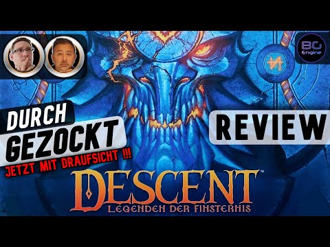 DESCENT "Legenden der Finsternis" - Jetzt mit Draufsicht - 100% Durchgezockt - Asmodee - Brettspiel