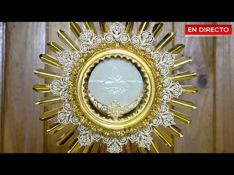 ¡Déjate llenar por Dios!🙏Adoración Eucarística en silencio. Una hora con el Señor expuesto.