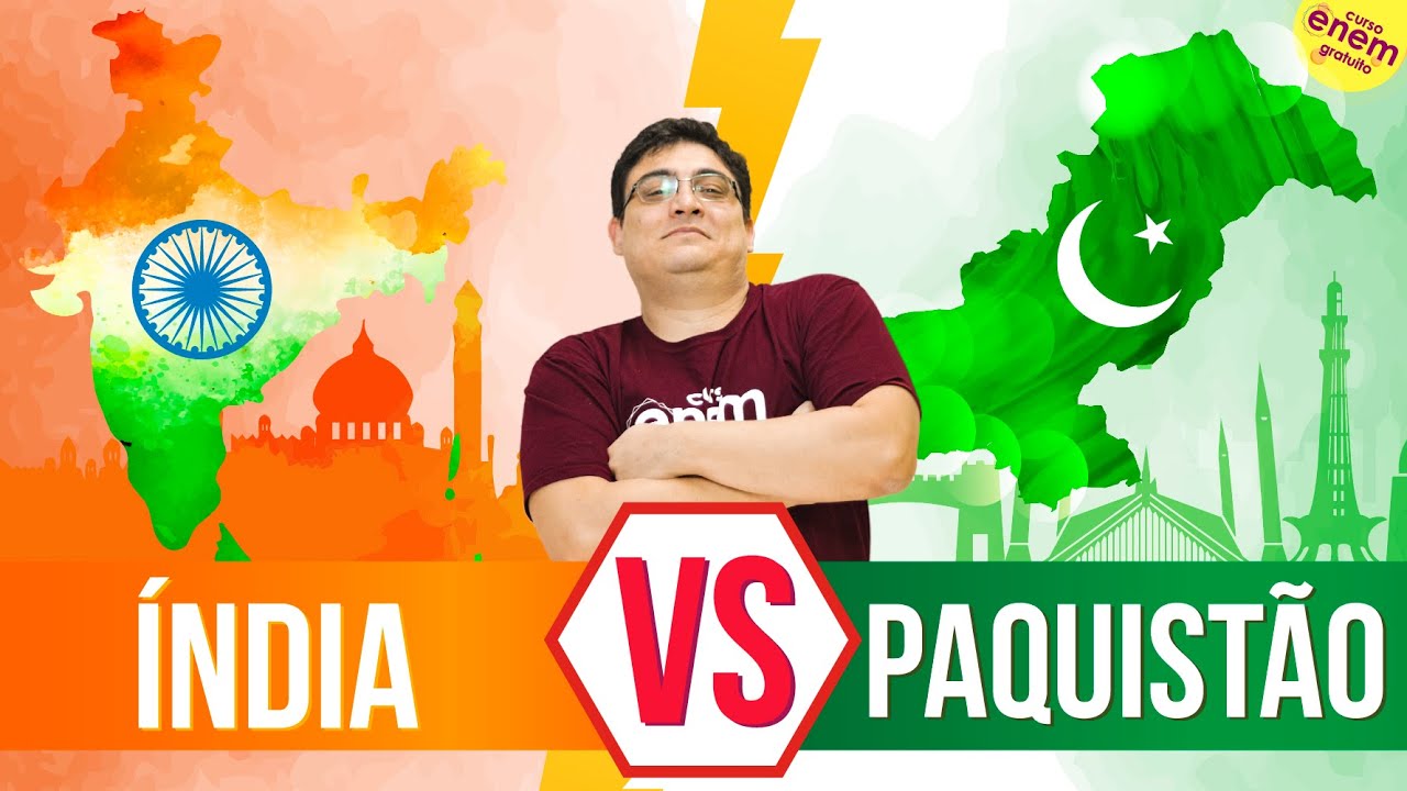 ÍNDIA vs PAQUISTÃO: ENTENDA O CONFLITO NA CAXEMIRA | Resumo de Geografia para o Enem