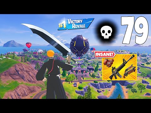 79 Elimination Solo Vs Squads/Squads "Zero Build" Gameplay Wins (NEW Fortnite Chapter 7 Season 1 PC)