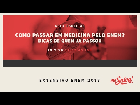 Me Salva! Como passar em medicina pelo ENEM? Dicas de quem passou!