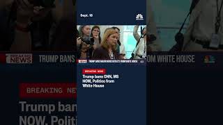 Download lagu Trump bans CNN, MS NOW, Politico from White House mp3