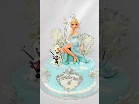 ❄️Elsa Cake Designs💙 #frozen #cakeart #elsa #craftswithmisbah  #youtubeshorts #shorts #viralshorts