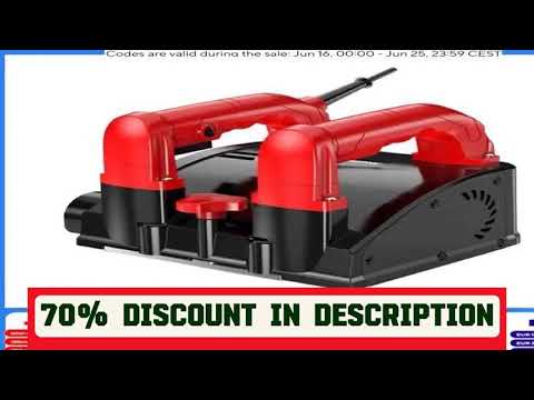 A must-have product! Electric Planer Sander 1200W Concrete Miller Machine Wall Shovel Kit 3000r/mi