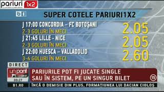 SUPER COTELE PARIURI1X2: Pronosticuri pe goluri, cote de peste 2!