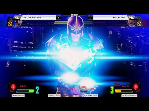 NLBC v.95 - Marvel vs Capcom Infinite - PG Coach Steve vs HOC Scamby [1080p/60fps]