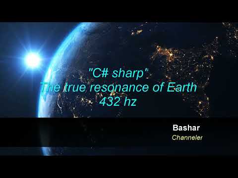 Bashar | C# Single Tone 432Hz Tuning | The Resonant Tone of Earth, slightly above C#