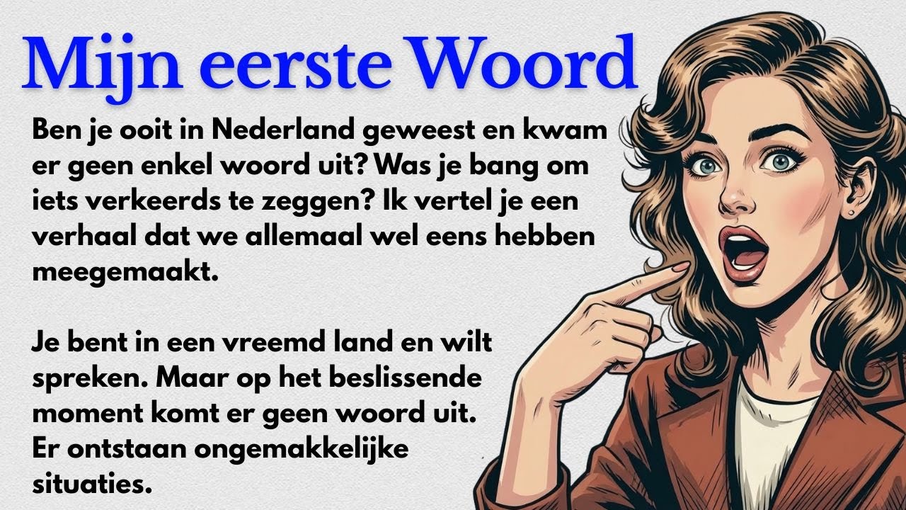 Angst voor het eerste woord | Learn Dutch | Dutch Stories for Beginners (A1–A2)