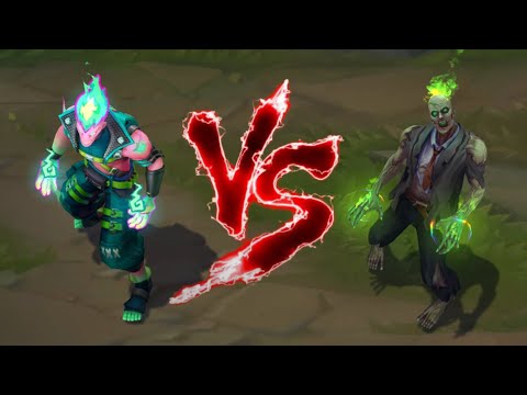 Street Demons Brand VS Zombie Brand Skin Comparison