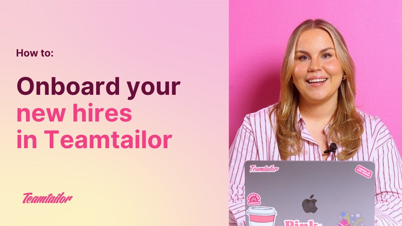 Teamtailor How To: Onboarding New hires
