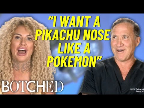 REJECTED by Botched: Sallie Axl's Wants A 'Pikachu' Nose & HEEL Implants?! | Botched E!