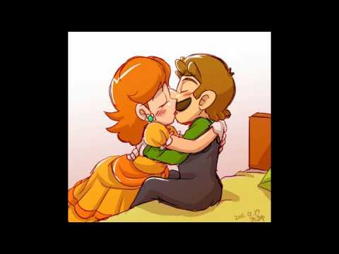 Luigi x princesa Daisy y Mario x princesa Peach