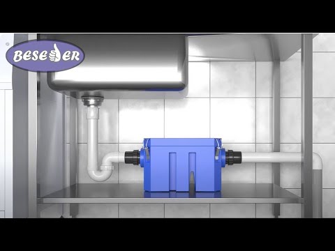 How to Install a Grease Trap Under the Sink | Step-by-Step Guide for Kitchens |  Grease trap plastic