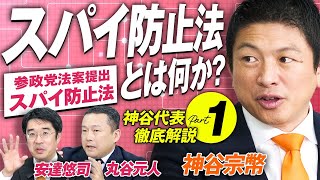 参政党が法案提出！スパイ防止法とは何か？徹底解説Part1 神谷宗幣 安達悠司 丸谷元人【赤坂ニュース355】