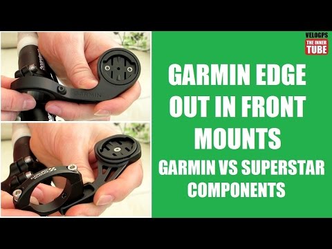 Garmin Edge Out In Front Mounts - Garmin vs Superstar Components