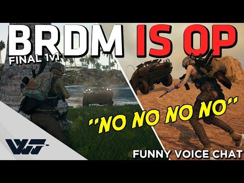 BRDM IS SO BROKEN - Must see hilarious BRDM win streak + Funny Voice chat - PUBG