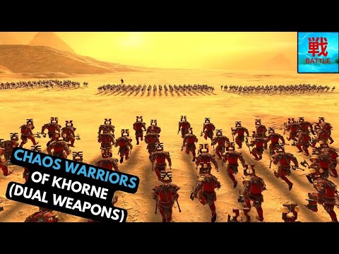 Chaos Warriors of Khorne (Dual Weapons) - Unit Focus