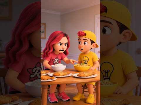 Emilly Vick🩷 Brigou com Leozinn 077💡Pelo macarrão?! 😱