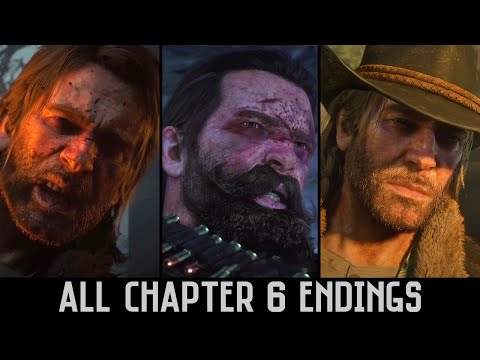 ALL FOUR ENDINGS - Chapter 6 | Low vs High Honor - Red Dead Redemption 2 (RDR2)