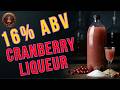 How To Make 16 Alcohol Cranberry Liqueur