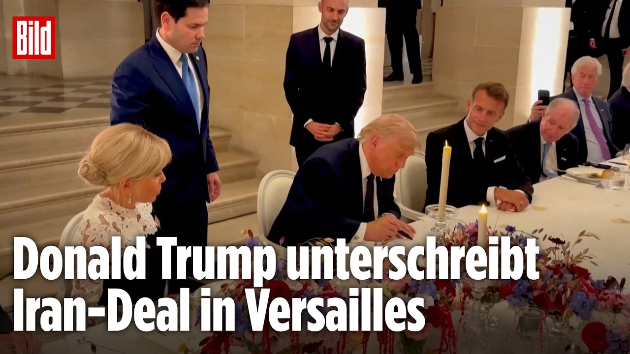 Iran-Deal: Bei dieser Unterschrift fühlte sich Trump sicher wie ein König