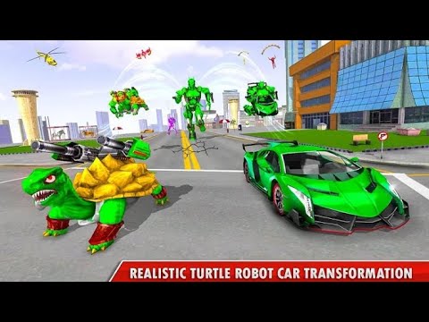Turtle Robot Animal Rescue Robot Car Transform | Next Level Gameplay