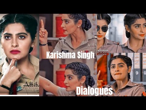 Karishma Singh Attitude Dialogue 🤟.... #madam_sir  #yukti_Kapoor #karishma_singh || Mansi Mishra ||