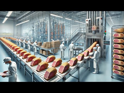 Wie Schinken hergestellt wird – Der industrielle Prozess