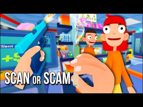 Scan Or Scam | Things Get ILLEGAL Very Quickly In My VR Supermarket